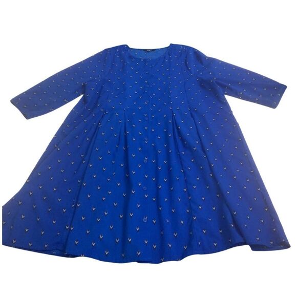 Blue BB Dakota Patterned Dress - Picture 1 of 6